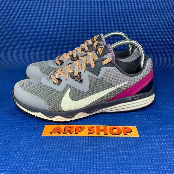 Nike Shoes - NIKE JUNIPER TRAIL Women`s Size 8.5 Grey Blue Running Shoes CW3809-400